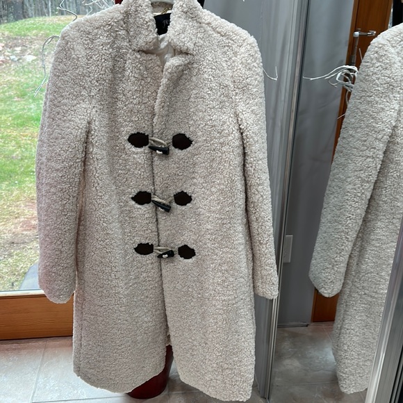 JCrew Winter Sherpa Coat - Picture 1 of 9